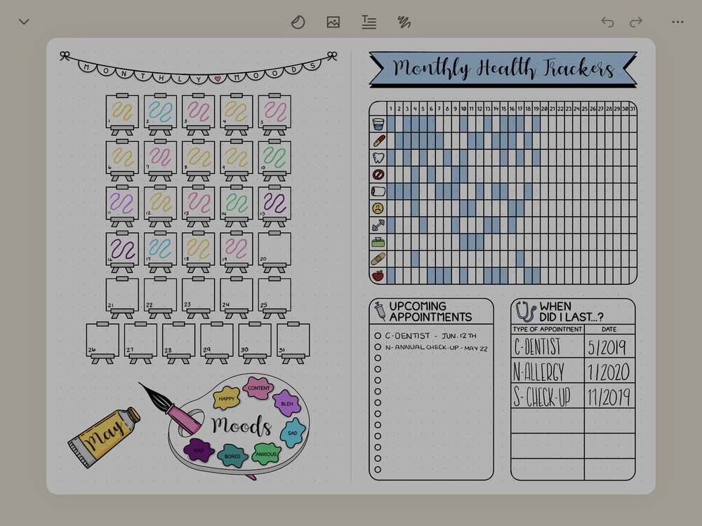 Zinnia Journal & Planner