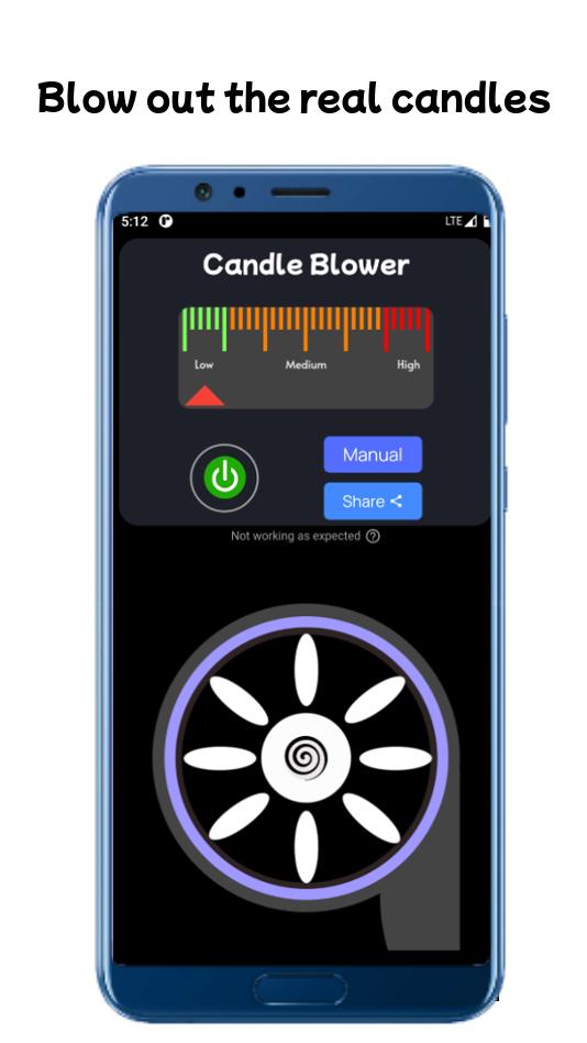Blower - blows out Candles