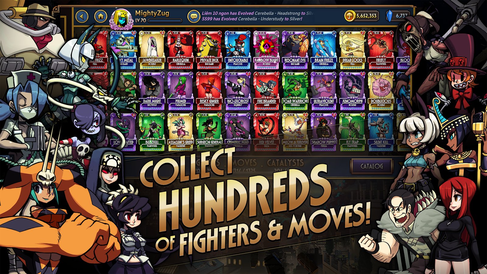 Skullgirls Взлом на Андроид