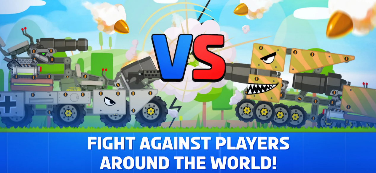 Super Tank Rumble Взлом Много денег на Андроид